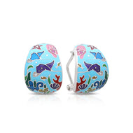New - Manta Ray Earrings
