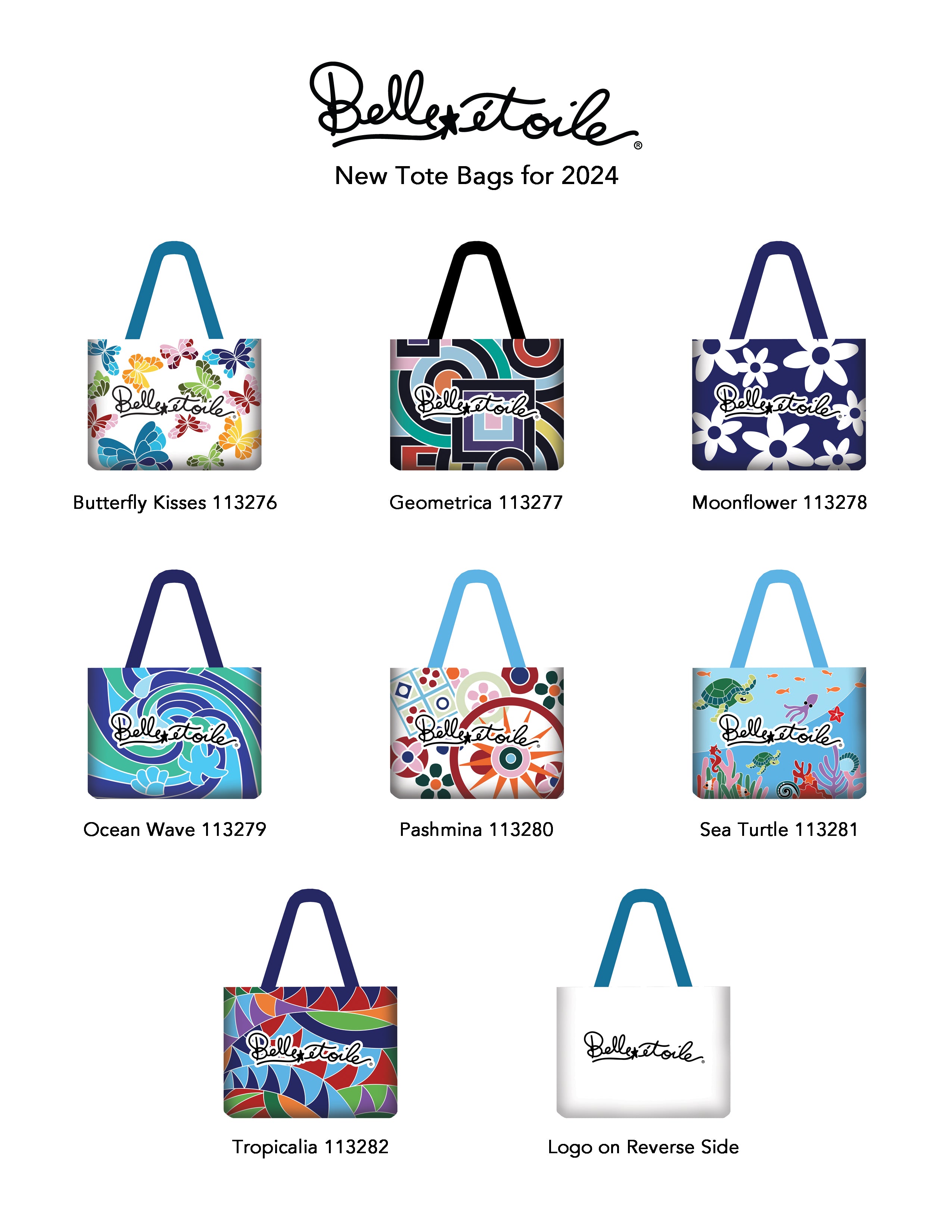 New Tote Bags – Belle Étoile Jewelry
