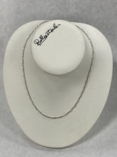 Load image into Gallery viewer, Rhodium-Plated Sterling Silver Paperclip Chain | 2mm Tarnish-Resistant Layering Necklace
