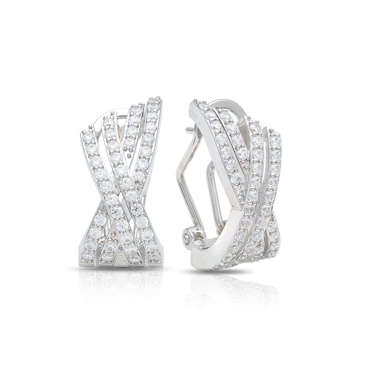 Bague Argent 'Etoile' blanc argenté (rhodié) - 9 mm - [K6608