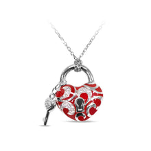 Load image into Gallery viewer, Key To My Heart Petite Pendant
