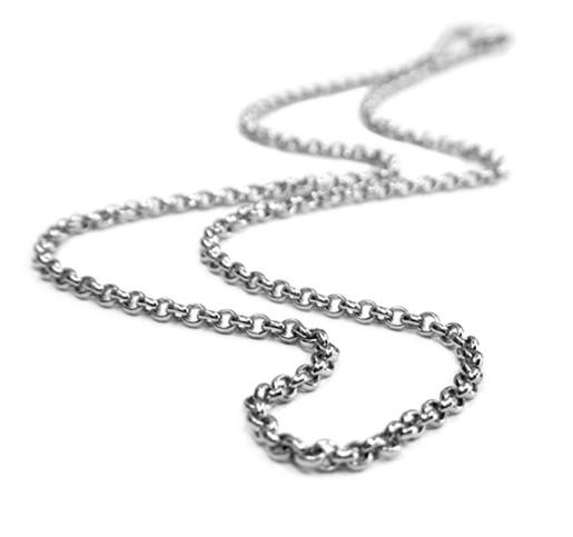 Sterling Silver Chain - Thick Rolo – Belle Étoile Jewelry